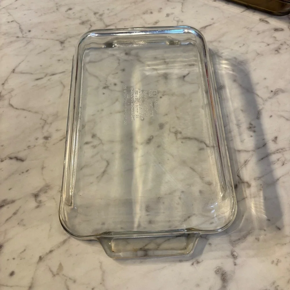 Anchor Hocking Ovenware Glass Baking Dish Clear Rectangular 2qt 8x11.5x2 11011